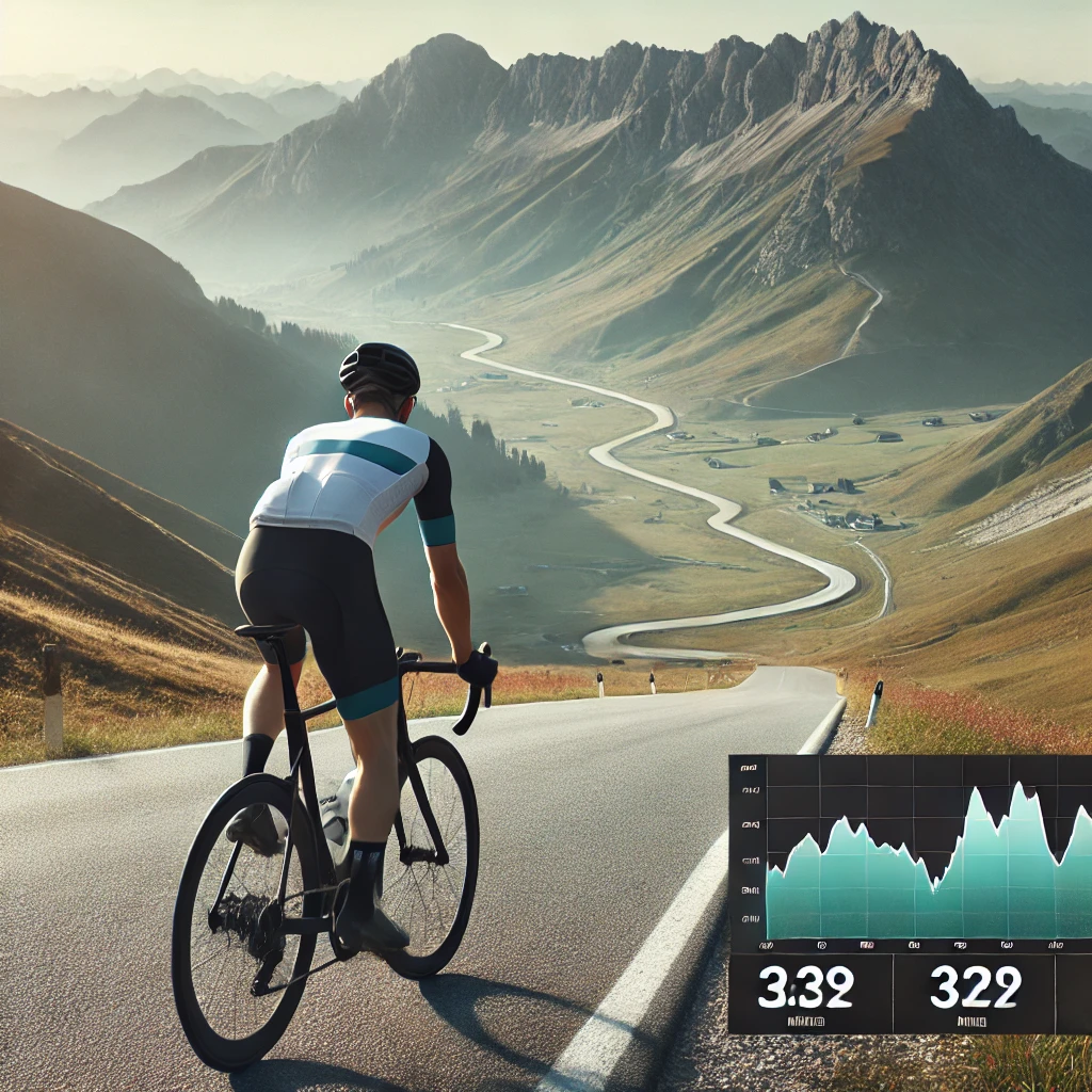 cycliste route montagne préparation gran fondo visualisation parcours GPX vélo