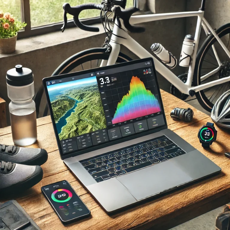 analyse trace GPX vélo sur ordinateur planification entraînement cycliste cyclosportive