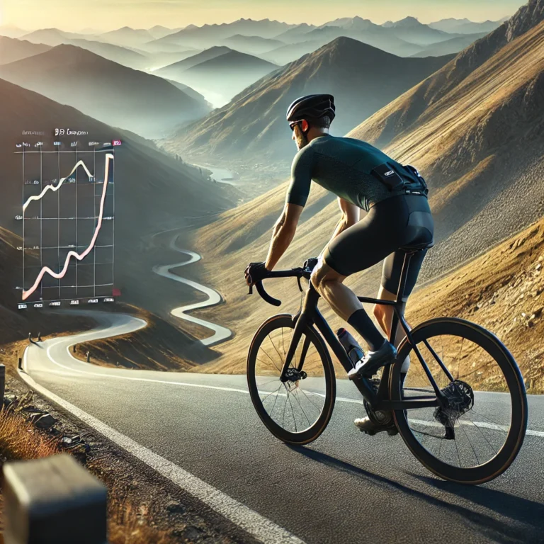 cycliste entraînement montée col préparation cyclosportive analyse trace GPX parcours montagne